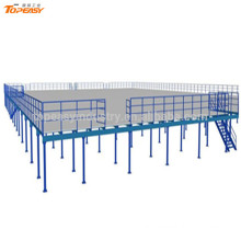 warehouse storage racks metal mezzanine platform